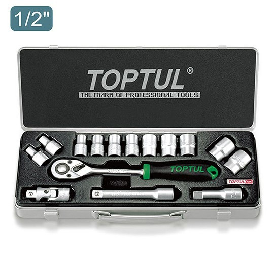 Набір інструменту 1/2" 15ед. (6-гр.) TOPTUL GCAD1502
