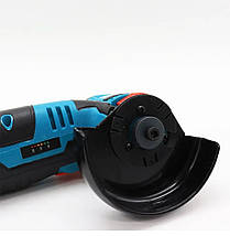 Міні -болгарська для побиття у випадку + 2 акумулятора 12В, диск 75 мм (10), фото 3