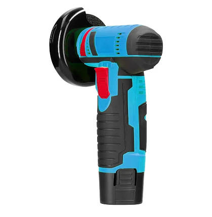 Міні -болгарська для побиття у випадку + 2 акумулятора 12В, диск 75 мм (10), фото 2