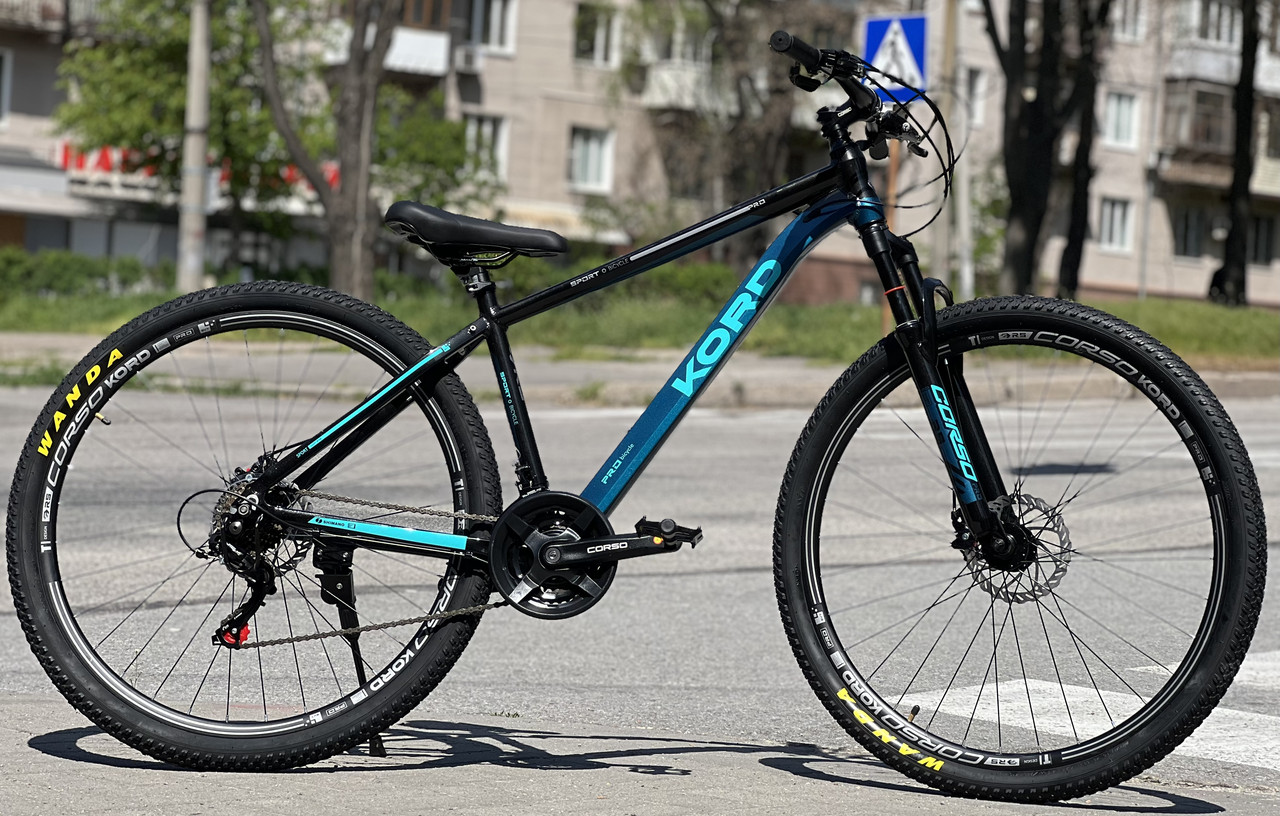 Велосипед гірський спортивний 29" Corso Kord KR-11278 синій на зріст 156-170