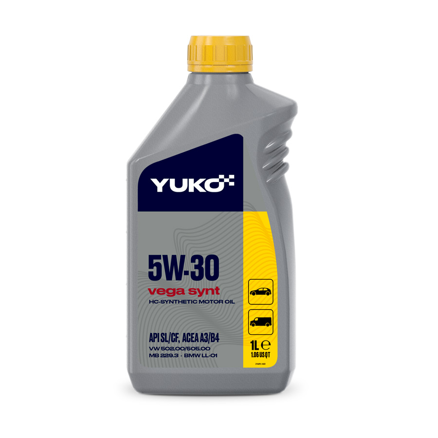Олива двигуна YUKO VEGA SYNT 5W30 SL/CF 1л