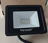 Світлодіодний прожектор VESTUM 10W 6500K 180-260V IP65 1-VS-3013 вуличний світильник Led освітлення 260V, фото 6