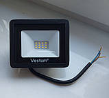Світлодіодний прожектор VESTUM 10W 6500K 180-260V IP65 1-VS-3013 вуличний світильник Led освітлення 260V, фото 7