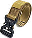 Посилений Ремінь з Швидкознімною Пряжкою. Пояс 140х4см Cobra Belt (Хакі), фото 4