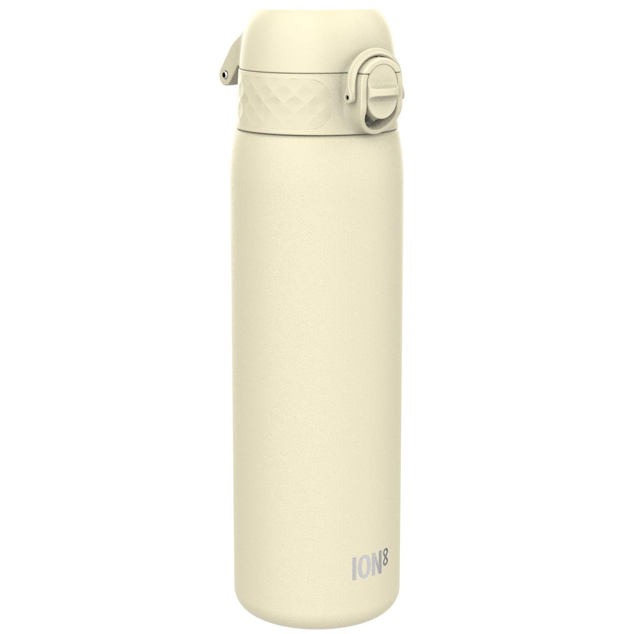 Пляшка для води металева ION8 600 мл. Stainless Steel , Creamy White