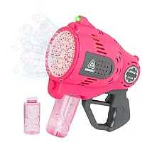 Пістолет з мильними бульбашками на акумуляторі KB 1302 звук світло USB-кабель мега бластер