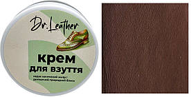 Кольорова крем-паста для взуття 80 мл."Dr.Leather", колір Коричневий