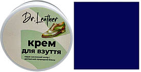 Кольорова крем-паста для взуття 80 мл."Dr.Leather", колір Синій