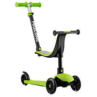 Самокат Miqilong Alamo 3 в 1 зелений (ALAMO-125-GREEN)