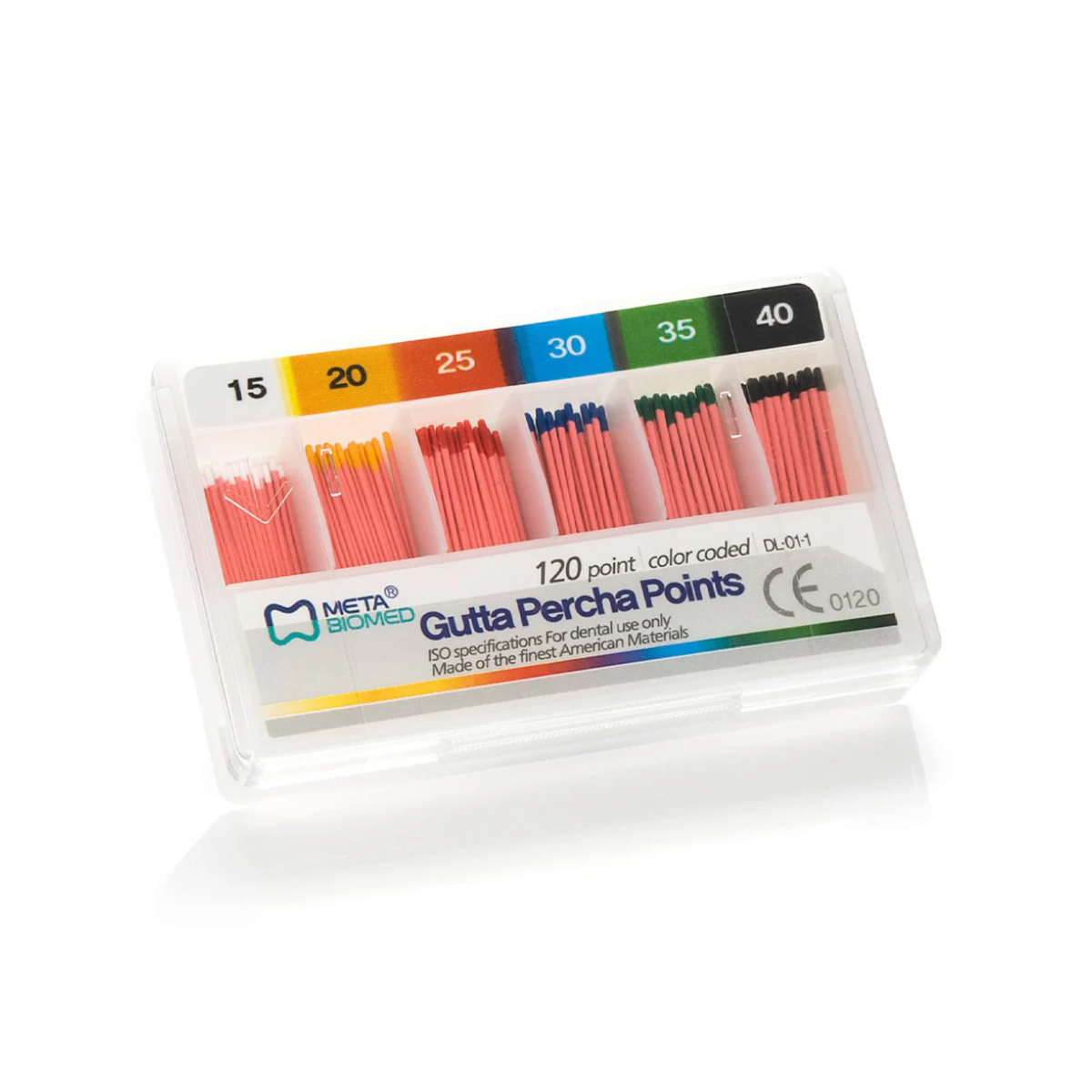 Meta Biomed Gutta Percha Points, Мета Біомед Гутаперчеві штифти 04 №60, 60шт