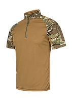 Польовий літній військовий убакс койот мультикам ріп стоп з короткими рукавами