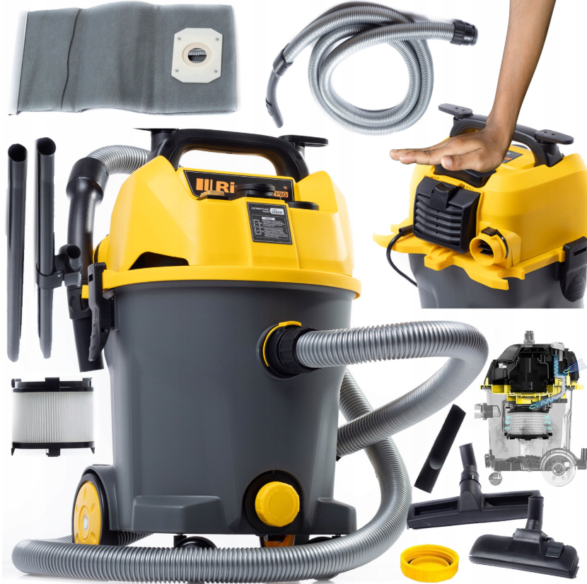 Промисловий пилосос Riwall ZYGA 3000Вт (Чехія), фото 1