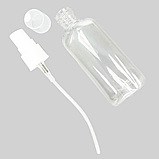 Флакон спрей з розпилювачем 50 мл, прозорий, фото 2