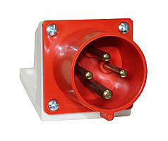 Вилка силова 524 стаціонарна 3р+PЕ 32А 380В IP44 силовий роз'єм Tnsy