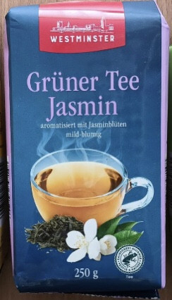 Чай зелений з ванільним смаком листової Westminster Gruner Tea Vanille, 250 г, Німеччина