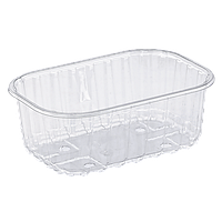 Упаковка для фруктів та ягід прозора поліпропіленова на 250 гр 143х96х52 Т3-250/52 50 шт/уп.