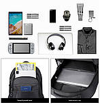 Рюкзак чоловічий якісний рюкзак дорожня комп'ютерна сумка шкільна сумка гурт, фото 10