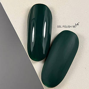 0187 S 8 гр гель-лак gel polish Lady Arms зелений бутилочний