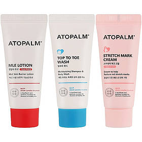 Дорожній набір Atopalm Travel Kit (Lotion, Wash, Cream) 20 мл+20 мл+20 мл