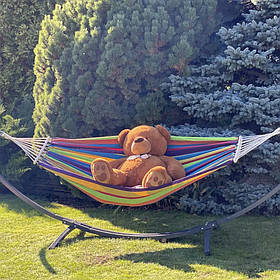 Райдужний гамак із планкою SUMMER одномісний XL 200х100 WCG (БЕЗ КАРКАСУ)