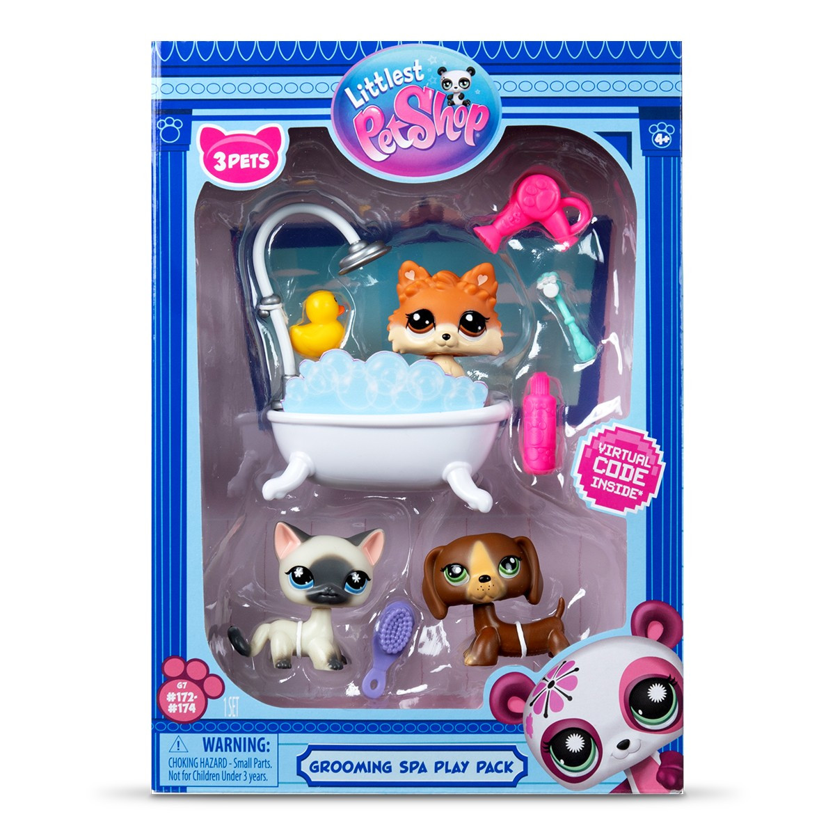 Набір фігурок Littlest PetShop Спа-грумінг з аксесуарами 00638 Littlest Pet Shop