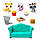Набір фігурок Littlest PetShop Вечірка зі смаколиками з аксесуарами 00636 Littlest Pet Shop, фото 3