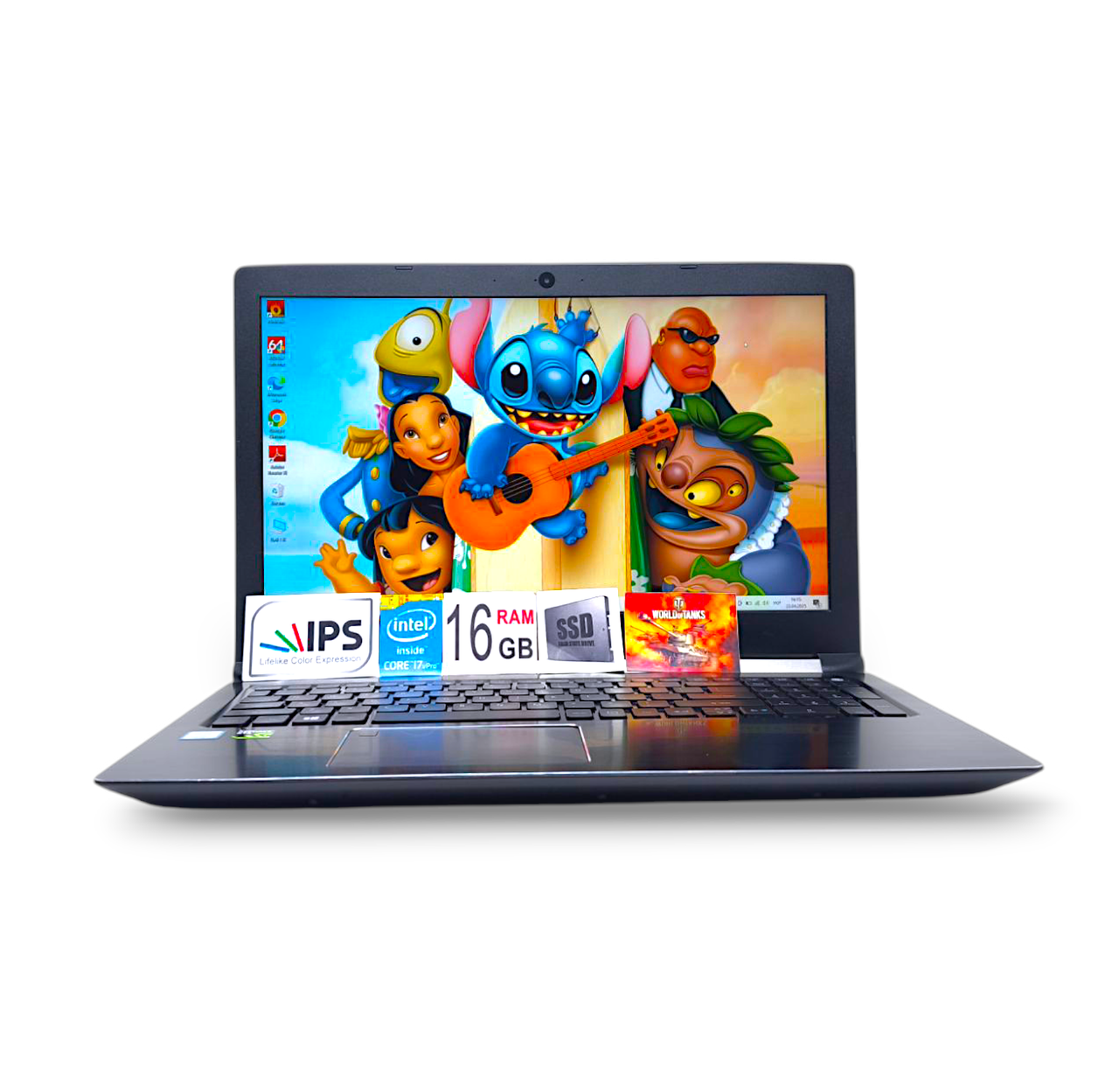 Ноутбук Acer Aspire 7 15.6 FHD IPS Core i7-8750H 16Gb DDR4 SSD 512GB Nvidia GTX1050TI 4GB