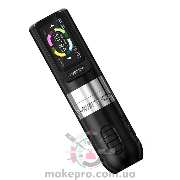 Бездротова тату машинка Ambition Zetton Tattoo Machine (silver)