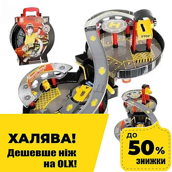 Парковка трек Колесо (трансформується, 3 машинки у комплекті) WY200 Акція до 27.04