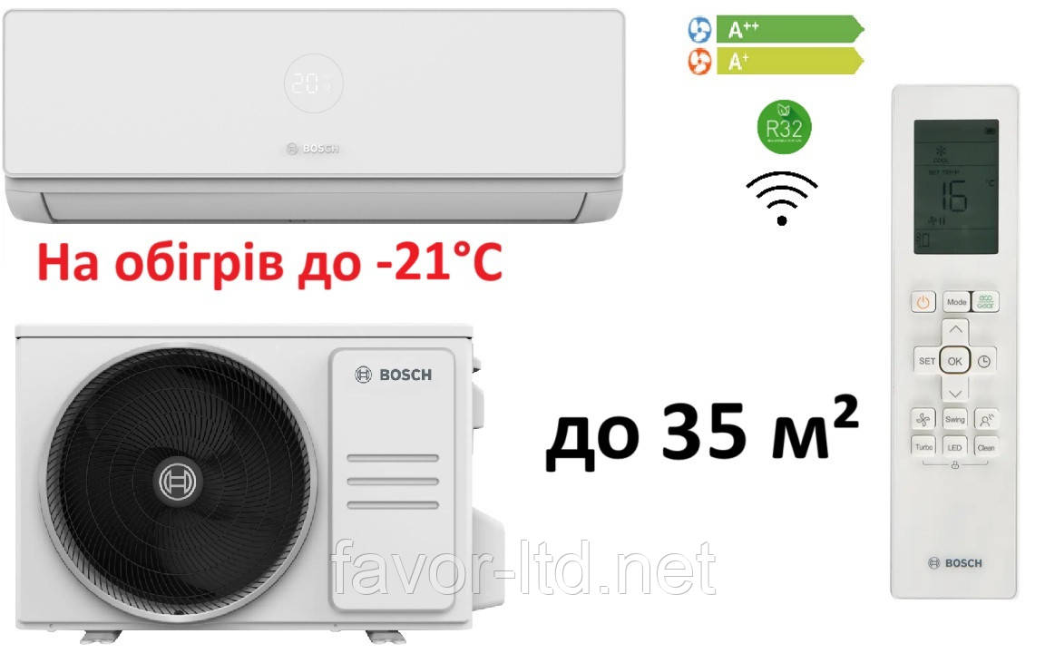 Інверторний кондиціонер Bosch CL4000i RAC 3,5 кВт