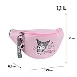 Сумка-бананка Kite дитяча 2577-1 Kuromi, фото 4