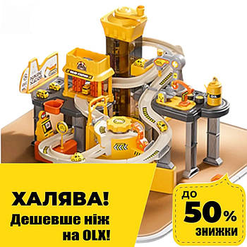 Гараж паркування Автосервіс (ліфт, музика, світло, рухомі деталі, машинки) JP588-13 Акція до 27.04