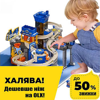 Гараж-парковка Поліцейська ділянка (ліфт, музика, світло, рухомі деталі, машинки) JP588-12 Акція до 27.04