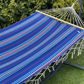 Гамак туристичний з планкою BALI Синій XL 200х100 WCG (БЕЗ КАРКАСА)