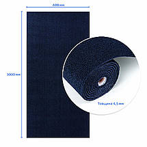 Самоклеюча плитка під ковролін в рулоні синій 600*3000мм SW-00002585, фото 2