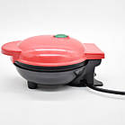 Електрична міні вафельниця у формі серця 350W / Електровафельниця / Вафельниця для бельгійських вафель, фото 5