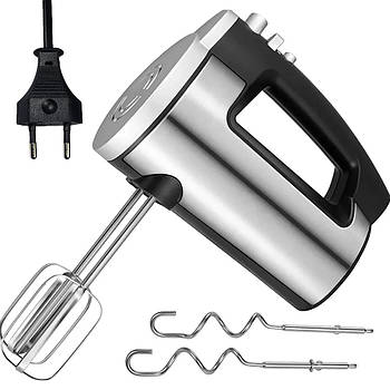 Міксер ручний 800W, 6 швидкостей, Hoffmans / Електричний міксер / Міксер кухонний / Електроміксер для кухні