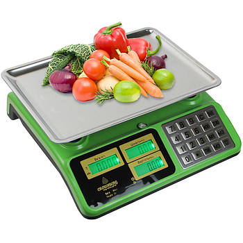 Ваги торговельні до 50кг, від акумулятора або 220В, СВ-5010 / Настільні ваги електронні / Ваги для торгівлі