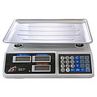 Торгові ваги до 50 кг, з лічильником ціни, від мережі та акумулятора, DT 809 / Електронні ваги / Настільні ваги, фото 5