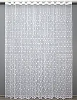 Готовая белая тюль из фатина 400Х270