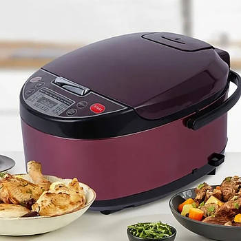 Мультиварка з керамічним покриттям 5л, 10 програм, 900Вт / Мультиварка-рисоварка / Електрична мультиварка