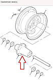 Ступиця 853078 транспортного колеса Massey Ferguson TRANSPORT WHEEL HUB AGCO w853078, фото 3