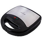 Мультимейкер 4в1, 800Вт, від мережі, Crownberg CB-1076 / Вафельниця / Бутербродниця / Електрогриль / Сендвічниця, фото 2