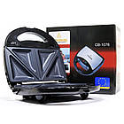 Мультимейкер 4в1, 800Вт, від мережі, Crownberg CB-1076 / Вафельниця / Бутербродниця / Електрогриль / Сендвічниця, фото 8