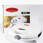 Бутербродниця електрична 750Вт, Wimpex WX-1050 / Сендвічниця для дому / Електробутербродниця, фото 7