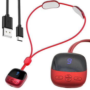 Електронний масажер для шиї з підігрівом 37-52°C, 6 режимів / Електромасажер для шиї / Шийний масажер