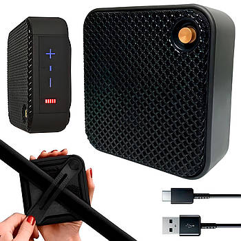 Портативна колонка вологостійка 3Вт (10×10×2см), від USB / Блютуз колонка / Музична колонка