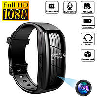 Смарт Годинник браслет 8 ГБ з камерою та функцією фото, відео, диктофоном Чорний