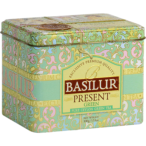 Зелений чай Basilur Зелений Подарунок 100 г, фото 1