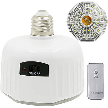 Акумуляторна лампочка в патрон Е27 + пульт, LZ-315 / Світлодіодна лампочка на акумуляторі